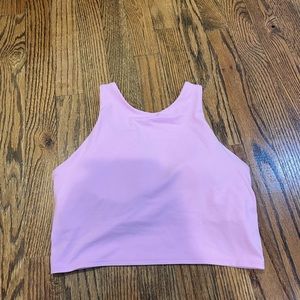 Athleta Bubble Gum Pink Conscious Crop Size Small (Cup A-C)